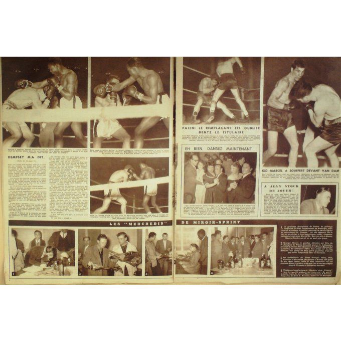 Miroir Sprint 1949 #  181 28 Nov Gavilan/Dauthuille/Dempsey/Pacini/Van Dam Harris