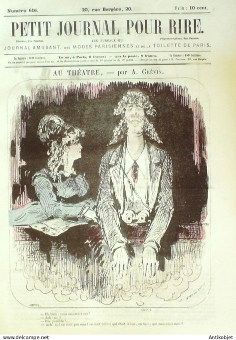 Petit journal pour Rire 1866 # 616 Nos Paysagistes Octave Boissin