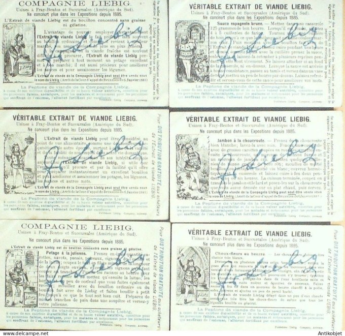 Chromo Liebig Sang  645 Reves (1900)