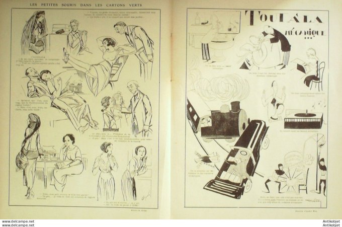 Le Rire 1922-01-28 # 156 Journal humoristique Ed.Originale Monte-Carlo