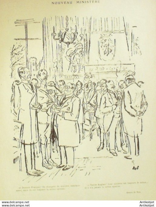 Le Rire 1922-01-28 # 156 Journal humoristique Ed.Originale Monte-Carlo