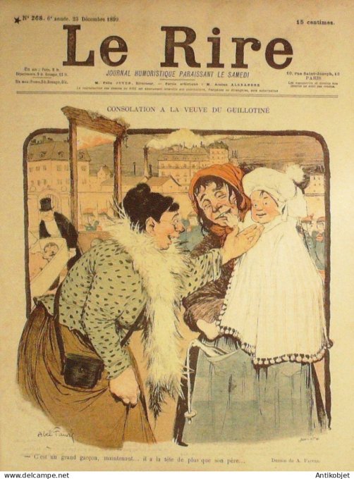Le Rire 1899-12-23 # 268 Journal humoristique Ed.Originale Doleances du Prince charmant