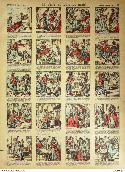 La Belle Au Bois Dormant (Pellerin d'epinal)