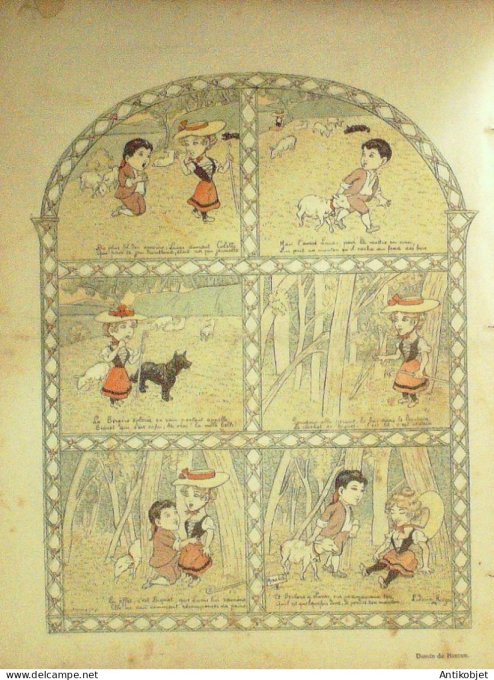 Le Rire 1901-12-21 # 372 Journal humoristique Ed.Originale Galanteries Royales