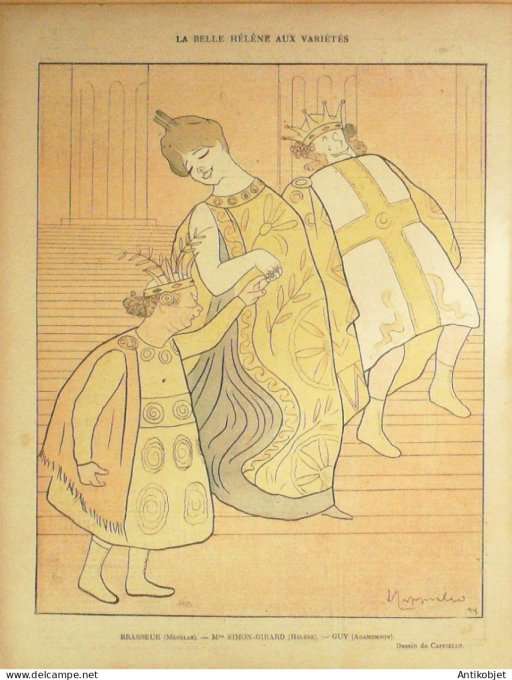 Le Rire 1899-12-23 # 268 Journal humoristique Ed.Originale Doleances du Prince charmant
