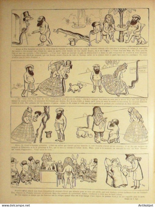 Le Rire 1899-12-23 # 268 Journal humoristique Ed.Originale Doleances du Prince charmant