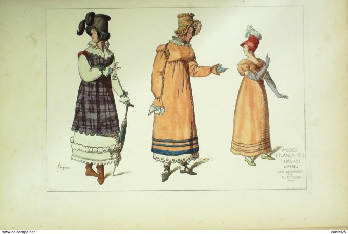 Mode Toilettes françaises en 1814