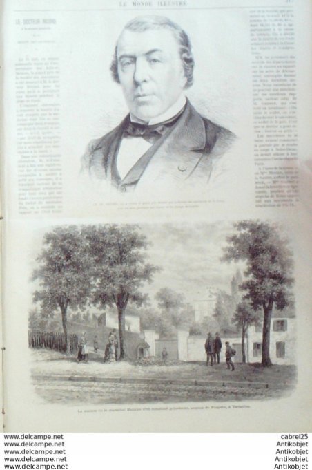 Le Monde illustré 1872 n°789 Ampiens Treport (80) Brest (29) Espagne Bilbao Sommo Rostro Versailles 