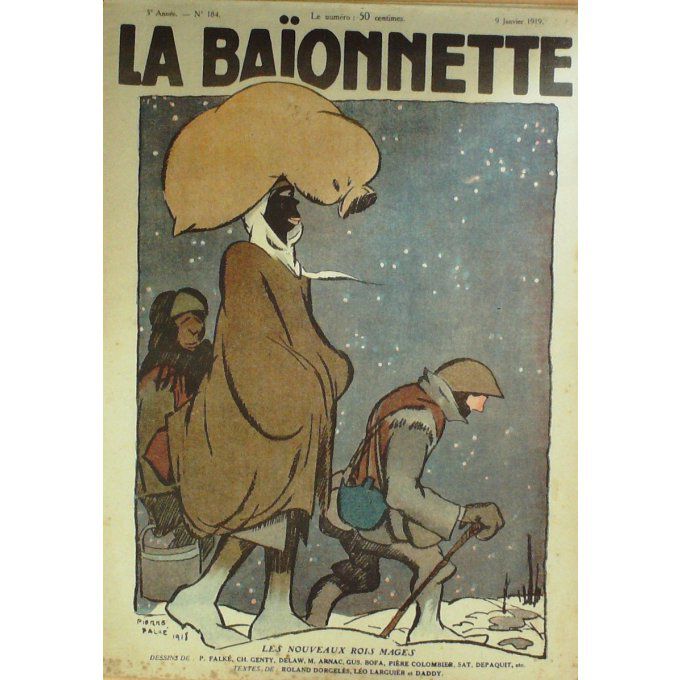 La Baïonnette 1919 n°184 n°(Nouveaux Rois mages) ROBINSON BOFA SAT COLOMBIER