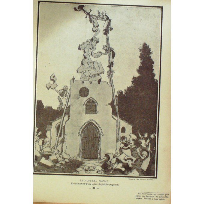 La Baïonnette 1919 n°184 n°(Nouveaux Rois mages) ROBINSON BOFA SAT COLOMBIER