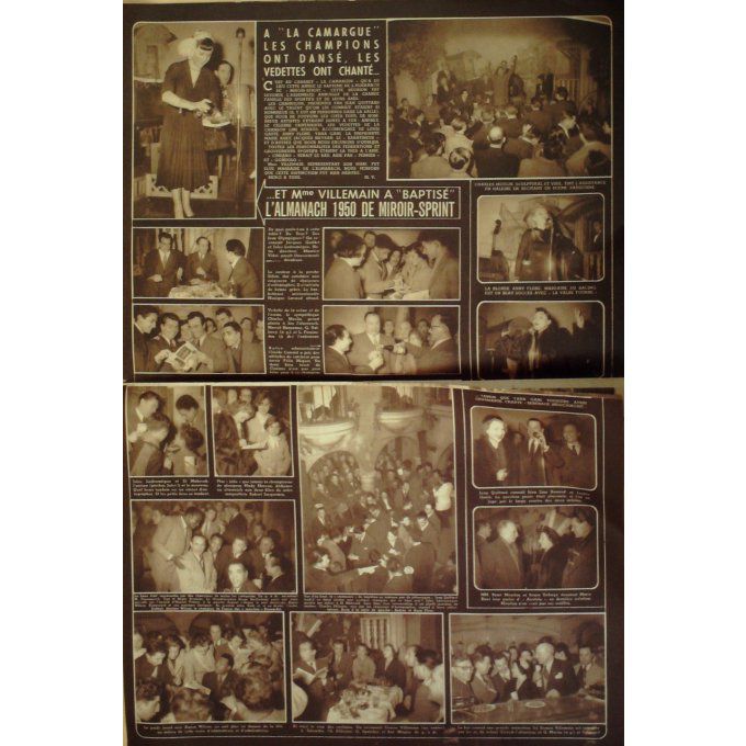 Miroir Sprint 1949 #  184 12 Déc Mitri Stock Prioretti Dussart Baour Humez Siman