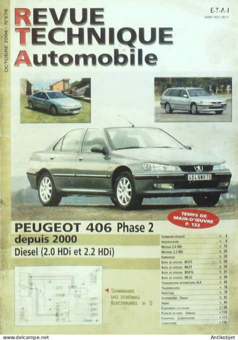 Revue Tech. Automobile 2004 n°676 Peugeot 406