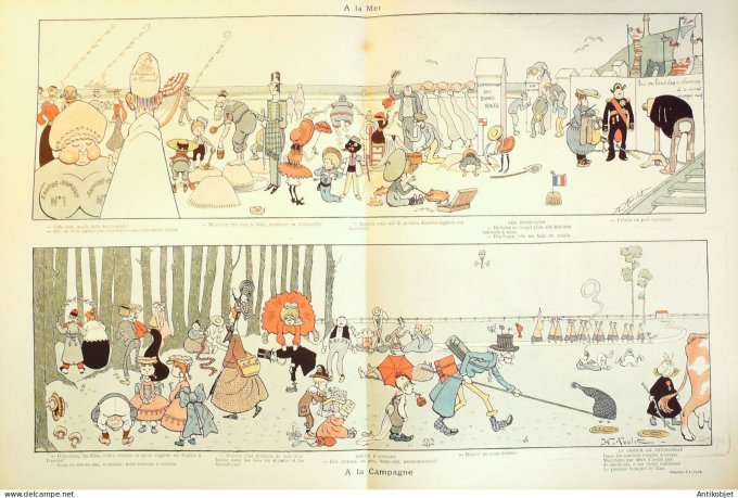Le Rire 1903-08- 8 #  27 Journal humoristique Ed.Originale Conseiller des Dames