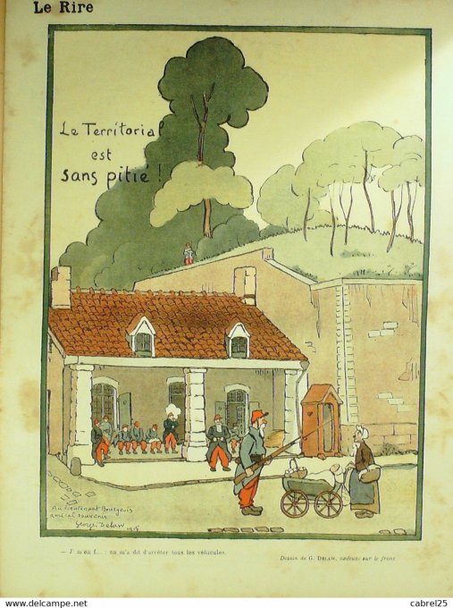Le Rire Rouge 1915 n°  44 Bils Delaw Roussau Laborde Pavis Métivet Vidaillet Bernard