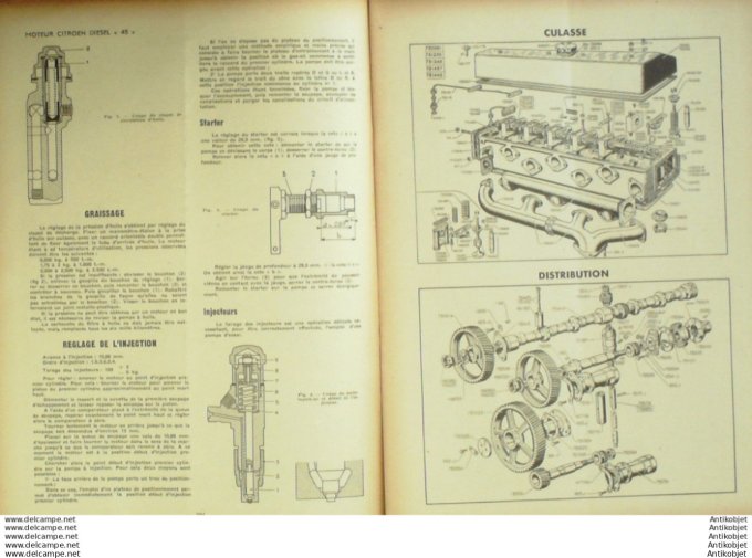 R.T Automobile Buick Types 40 50 60 70 90 Citroen diésel 45 38 # 1949