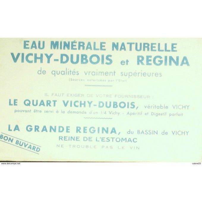 Buvard VICHY Eau gazeuse