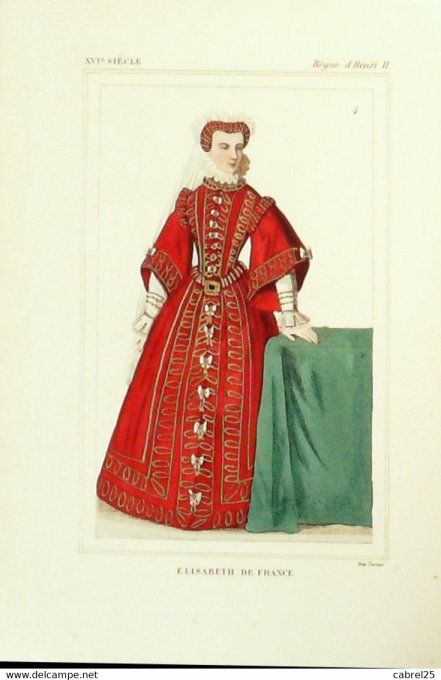 De France Elisabeth Henri Ii 16ème
