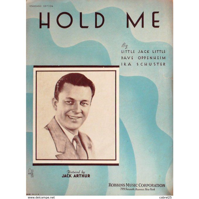 ARTHUR JACK-HOLD ME-1933