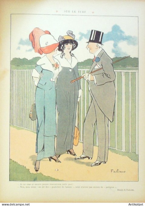 Le Rire 1911-06-10 # 436 Journal humoristique Ed.Originale L'Epouvantail