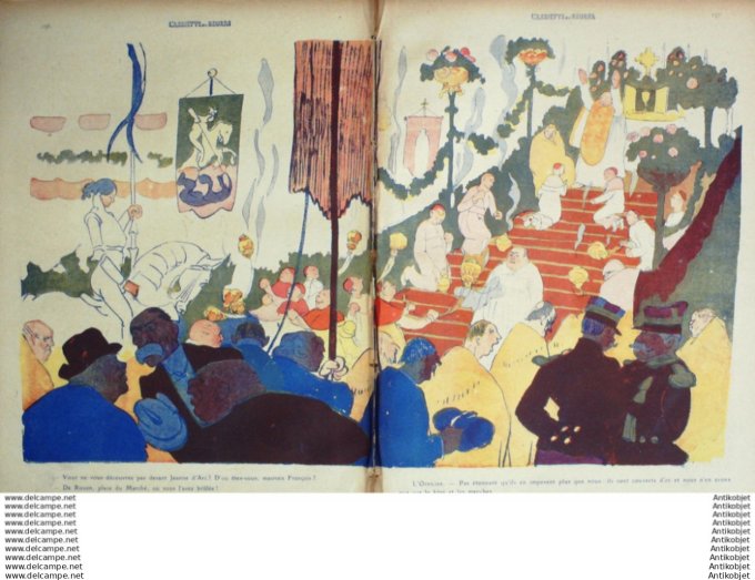 L'Assiette au beurre 1910 # 478 Une Fete-Dieu Grandjouan