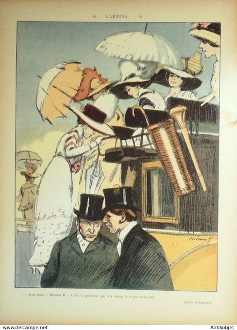 Le Rire 1911-06-10 # 436 Journal humoristique Ed.Originale L'Epouvantail
