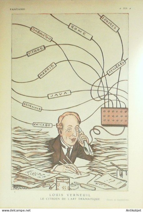 Fantasio 407 1924 Guillaume Bloch Jose Brisgand Mendouse