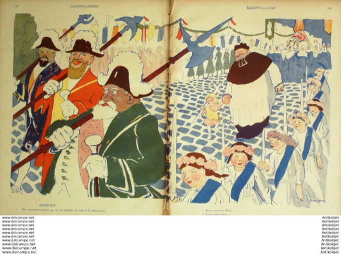 L'Assiette au beurre 1910 # 478 Une Fete-Dieu Grandjouan