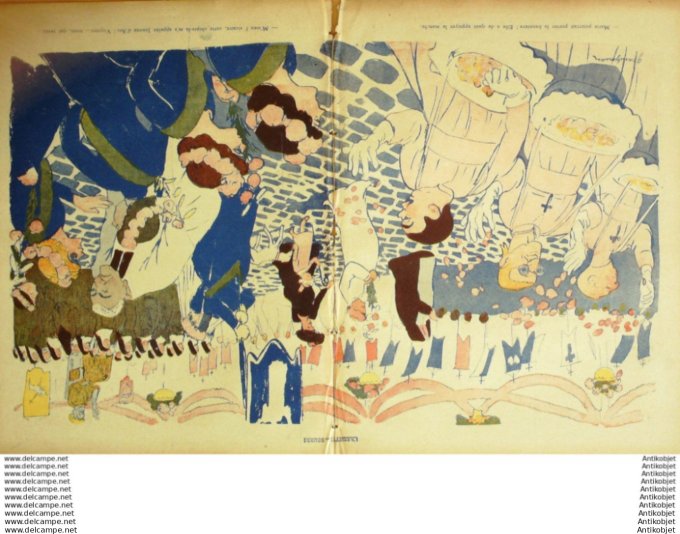 L'Assiette au beurre 1910 # 478 Une Fete-Dieu Grandjouan