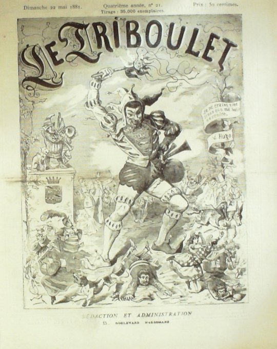 Le Triboulet 1881 n°21 BARODET BLASS GRELOT