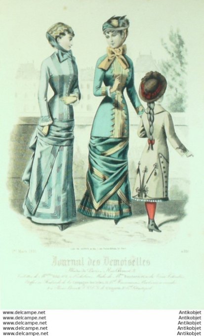 Journal de Demoiselles 1881 # 4301 (Maison Vidal)