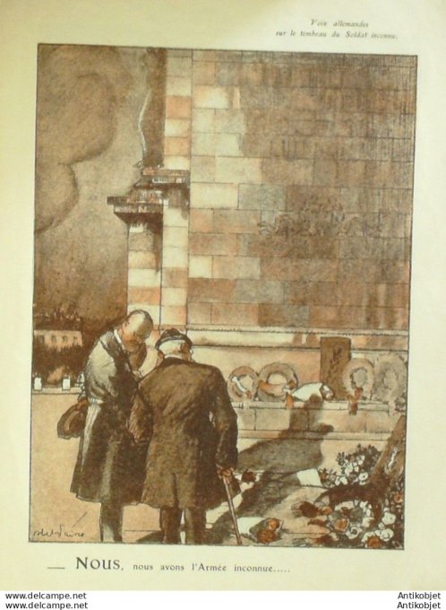 Le Rire 1922-01-14 # 154 Journal humoristique Ed.Originale Preservatif de guerre
