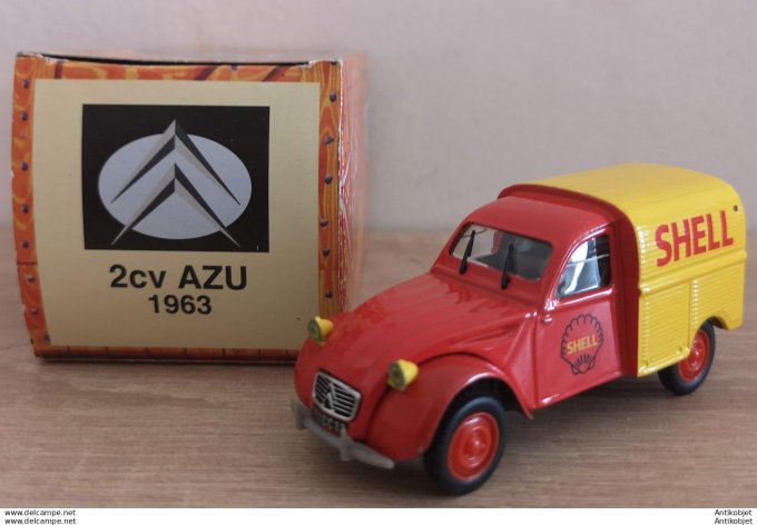 Citroen 2cv Azu Shell 1963 Norev 1:43