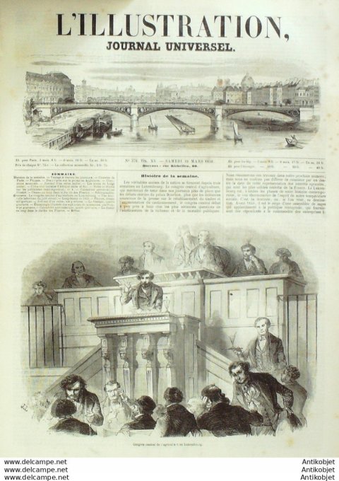 L'Illustration 1850 n°370 Afrique du Sud John CHERSCHELL Sénégal île de GOREE