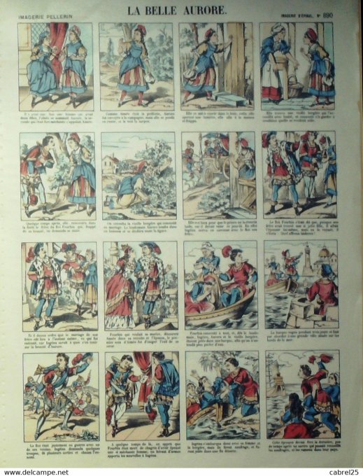 La Belle Aurore (Pellerin d'epinal)