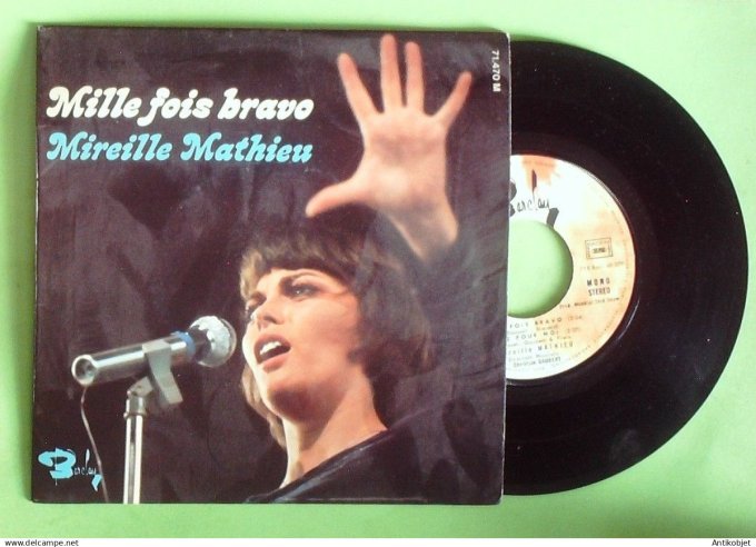 Mathieu Mireille 45T SP Mille fois bravo 1971
