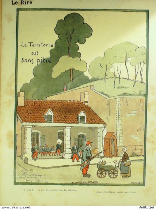 Le Rire Rouge 1915-09- 4 #  18 Journal humoristique Ed.Originale Gas Asphyxiants