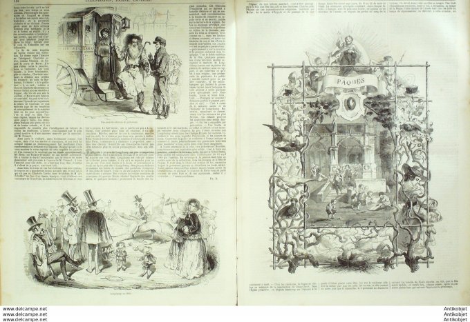 L'Illustration 1850 n°370 Afrique du Sud John CHERSCHELL Sénégal île de GOREE