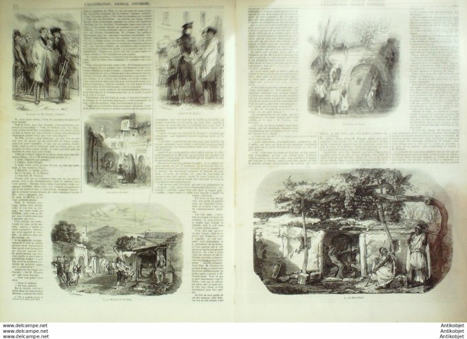 L'Illustration 1850 n°370 Afrique du Sud John CHERSCHELL Sénégal île de GOREE
