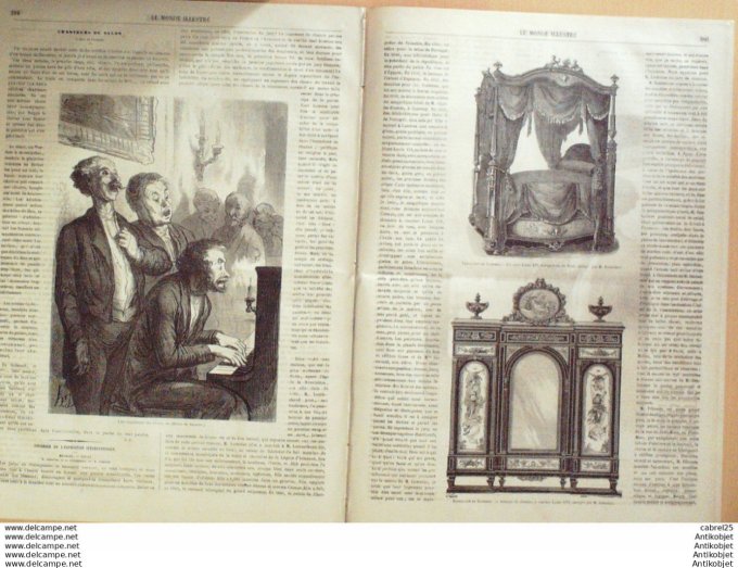 Le Monde illustré 1862 n°290  Mexique Cordova Espagne Seville Londres