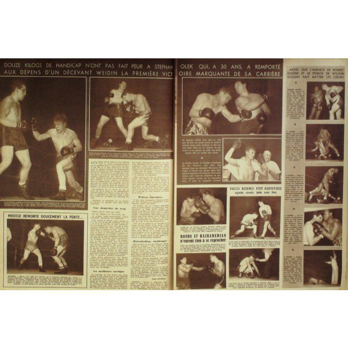 Miroir Sprint 1950 #  189 23 Jan Oreiller Couttet Weidin Monaco Ladoumegue Mimoun