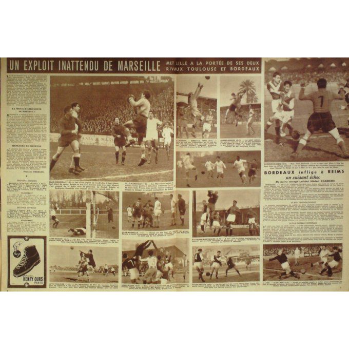 Miroir Sprint 1950 #  189 23 Jan Oreiller Couttet Weidin Monaco Ladoumegue Mimoun