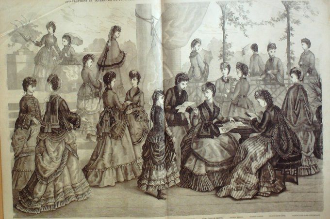 Journal Mode illustrée 1870 # 18 Manteaux & confections enfants