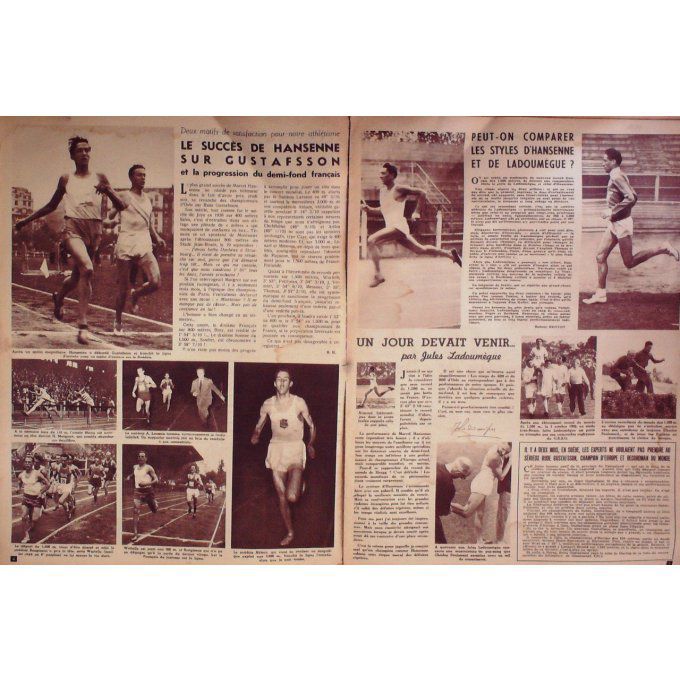 Miroir Sprint 1946 #  18 24 Sep St Etienne Jalabert Kramer V Almy Woodcock Lesnevitch