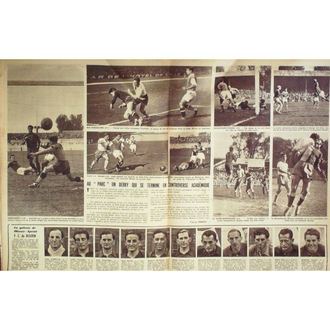 Miroir Sprint 1946 #  18 24 Sep St Etienne Jalabert Kramer V Almy Woodcock Lesnevitch