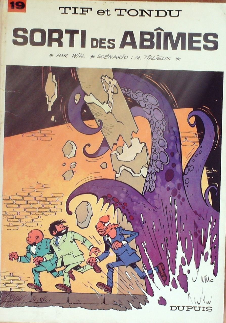 Bd TIF et TONDU-SORTI des ABIMES-AB 19-Illustrateur DUPUIS 1983