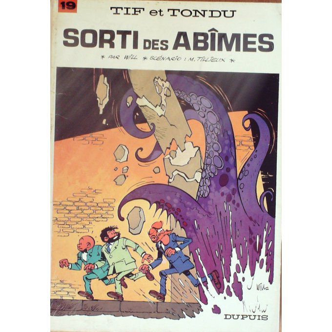 Bd TIF et TONDU-SORTI des ABIMES-AB 19-Illustrateur DUPUIS 1983