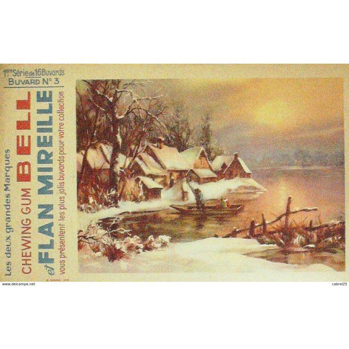 Buvard GELL Chewing Gum FLAN MIREILLE