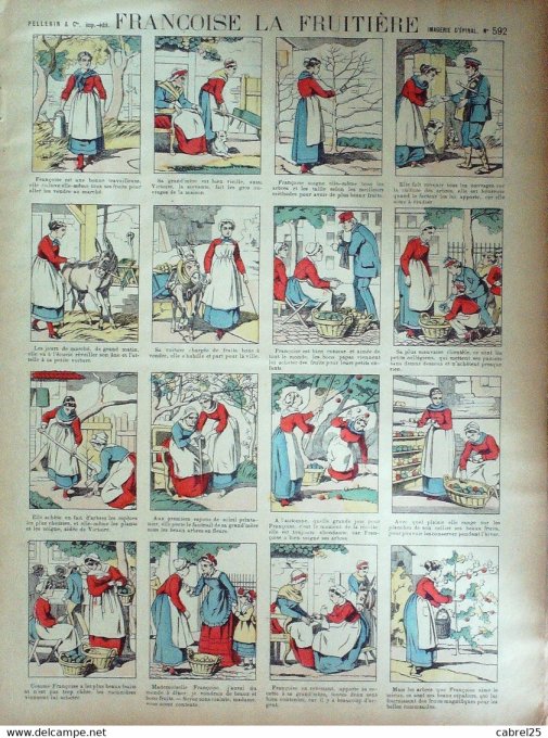 Francoise La Fruitiere (Pellerin d'epinal)