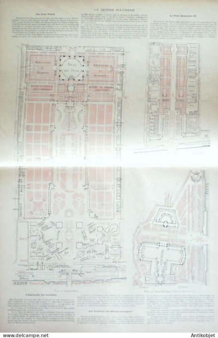 Le Monde illustré 1900 n°2234 Algérie In-Salah Afrique-Sud Modder-River Colesberg Maggersfontein