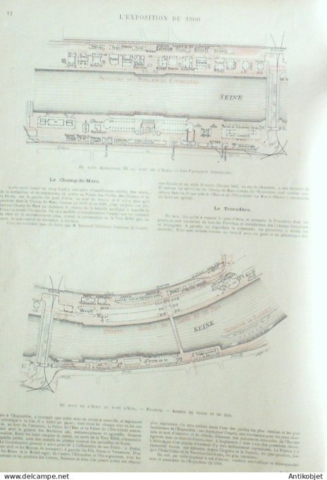 Le Monde illustré 1900 n°2234 Algérie In-Salah Afrique-Sud Modder-River Colesberg Maggersfontein